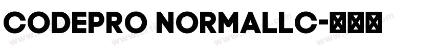 CodePro NormalLC字体转换